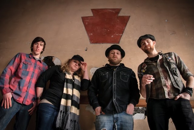 The gypsy-tonk rockers themselves, Potwhole. Watch out!